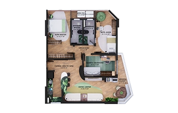 PERLLA ET JR JUNIOR 98m²