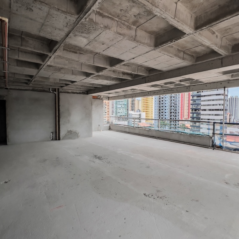 Reboco interno e instalac%u0327o%u0303es hidrossanita%u0301rias do apartamento tipo