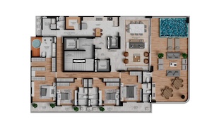 Penthouses 300 m²